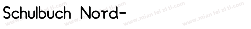 Schulbuch Nord字体转换